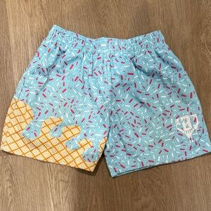 Blue baseball 101 shorts